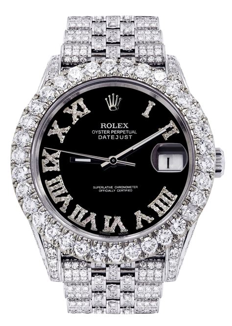 iced rolex for sale uk|rolex datejust 41 iced out.